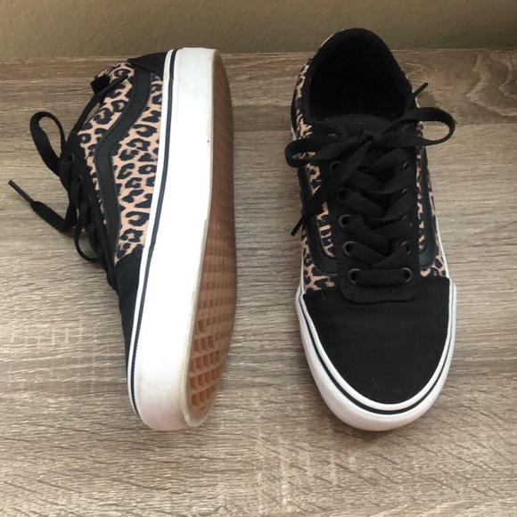 Vans Black Cheetah Sneakers - Picture 2 of 6